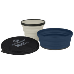 Zestaw misek Sea to Summit X-Set: 2-Pce szary/niebieski Navy/Sand