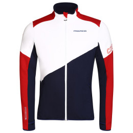 Bluza męska Progress Territory Czech ciemnoniebieski/biały trikolora