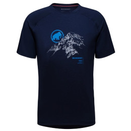 Koszulka męska Mammut Mountain T-Shirt Men Moench niebieski marine