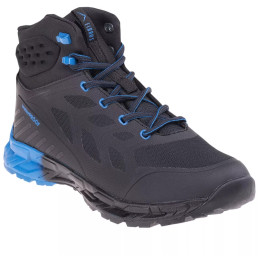 Męskie buty turystyczne Elbrus Elodio Mid Wp czarny/niebieski Black/Lake Blue