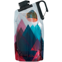 Składana butelka Platypus DuoLock SoftBottle 0,75l czerwony Red Peaks