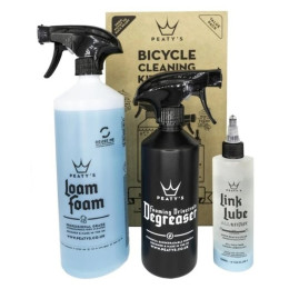 Zestaw do czyszczenia Peaty´s Gift Pack - Wash Degrease Lubricate czarny/niebieski