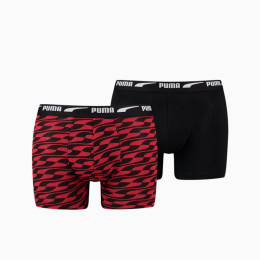 Męskie bokserki Puma Men Formstrip Boxer 2P czerwony red