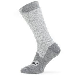 Wodoodporne skarpety SealSkinz WP All Weather Mid Length zarys Grey/Grey Marl