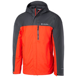 Kurtka męska Columbia Mens Pouring Adventure II czerwony Red Quartz, Shark