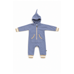 Kombinezon dziecięcy DucKsday Polar Fleece Twin/Blue niebieski Blue/Sand