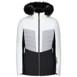 Damska kurtka zimowa z futerkiem Fundango Salina II Padded Jacket biały white