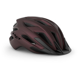 Kask rowerowy MET Crossover bordowy matná burgundy