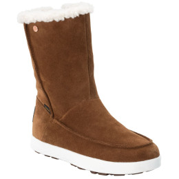 Śniegowce damskie Jack Wolfskin Auckland Wt Texapore Boot H W brązowy DesertBrown/White