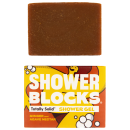 Żel pod prysznic Totally Solid Solid Shower Gel - Ginger & Agave Nectar pomarańczowy