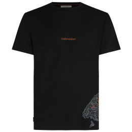 Koszulka męska Icebreaker Men Merino 150 Tech Lite SS Tee 30th Anniversary czarny Black