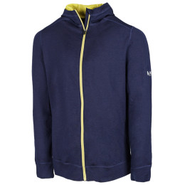 Męska bluza Zulu Merino Hoodie Full Zip niebieski Navy
