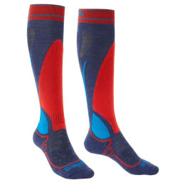 Podkolanówki Bridgedale Ski Junior Racer Denim niebieski/szary denim/flame/322