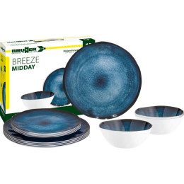 Zestaw naczyń Brunner Melamine Set Breeze ciemnoniebieski