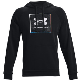 Męska bluza Under Armour Rival Flc Graphic Hoodie czarny Black / / White