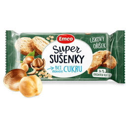 Jedzenie turystyczne Emco Super ciastka orzech laskowy 60g