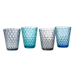 Zestaw kieliszków Brunner Diamond Set niebieski/szary