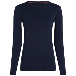 Damska koszulka Icebreaker Women Merino Blend Core Midweight LS Crewe ciemnoniebieski Midnight Navy
