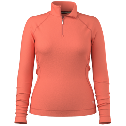 Damska koszulka Smartwool W Classic Thermal Merino Base Layer 1/4 Zip koralowy CORAL REEF