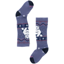 Skarpety Smartwool Kids' Wintersport Full Cushion Polar Bear niebieski