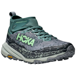 Buty damskie Hoka W Speedgoat 6 Mid Gtx szary/zielony Mountain Fog / Droplet