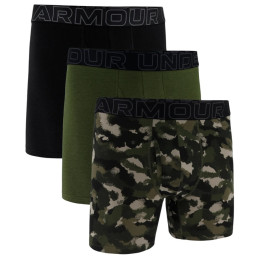 Męskie bokserki Under Armour Performance Cotton - Novelity 6in 3PK