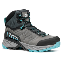 Damskie buty turystyczne Scarpa Rush Trek GTX WMN zarys Midgray-Aqua
