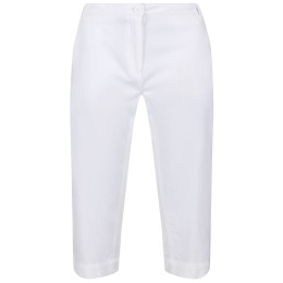 Damskie spodnie 3/4 Regatta Bayla Capri biały White