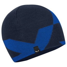 Czapka Salewa PURE REVERSIBLE AM BEANIE niebieski 3961 - navy blazer/8620