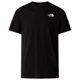 Koszulka męska The North Face M Ss Mountain Outline Tee czarny TNF BLACK/TNF WHITE