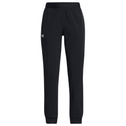 Dziecięce spodnie dresowe Under Armour UA Rival Woven Jogger Black