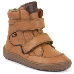 Dziecięce buty zimowe Frodo Barefoot Tex Winter Cognac jasnobrązowy cognac