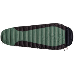 Śpiwór puchowy Warmpeace Viking 300 170 cm zielony Green/Grey/Black