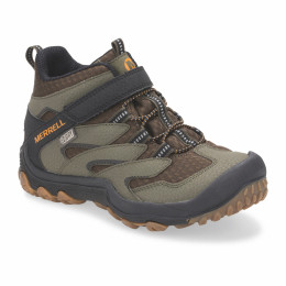 Buty dziecięce Merrell Chameleon 7 Mid A/C Waterproof brązowy Dusty/Olive