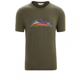 Męska koszulka Icebreaker Tech Lite II SS Tee TBC zielony Loden