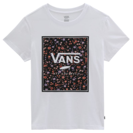 Koszulka damska Vans Wm Boxed In Rose Crew biały White