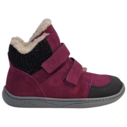 Buty barefoot dziecięce beBare 3555TY Bordeaux różowy/fioletowy BORDEAUX