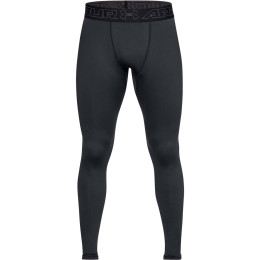 Męskie legginsy Under Armour ColdGear Leggings czarny Black//Charcoal