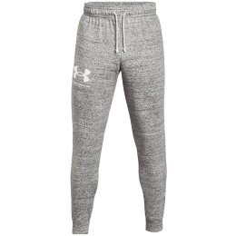 Męskie spodnie dresowe Under Armour Rival Terry Jogger 2022 biały OnyxWhite//OnyxWhite