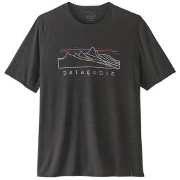 Koszulka męska Patagonia Men's Capilene Cool Trail Shirt - Stratapeaks czarny Ink Black