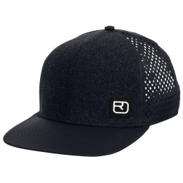 Czapka z daszkiem Ortovox Logo Air Trucker Cap czarny Black Raven