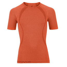 Męska koszulka Ortovox Merino Comp. Cool pomarańczowy CrazyOrange
