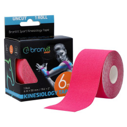 Taśma kinesiotaping BronVit Sport Kinesio Tape classic 5 cm x 6m