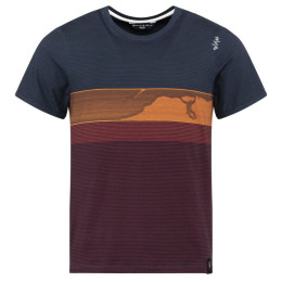 Koszulka męska Chillaz Kamu Climbing niebieski/czerwony Multicolor Red