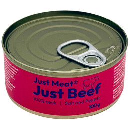 Konserwa Just Meat Hovězí krk 100 g czerwony