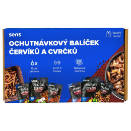 Świerszcze jadalne Sens akiet degustacyjny 6x świerszcze i larwy