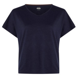 Damska koszulka Icebreaker Women Mer 150 Lodge SS Tee ciemnoniebieski Midnight Navy