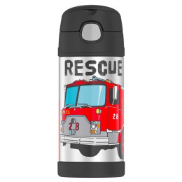 Termos dziecięcy Thermos Funtainer czerwony/szary Firefighters