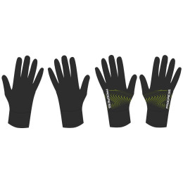Rękawiczki dziecięce Progress DT COOLIO GLOVES 26RZ czarny/zielony Black/Lime