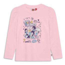 T-shirt dziecięcy Lego Wear Lwtuna 600 Pink